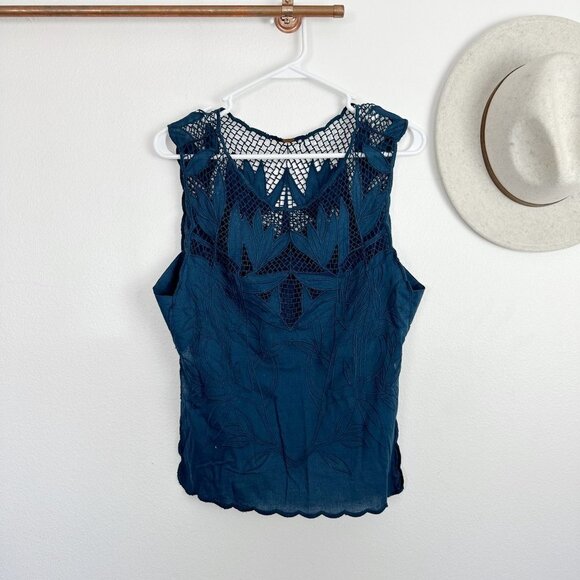 Free People Crochet Tank Top Medium - Picture 1 of 2